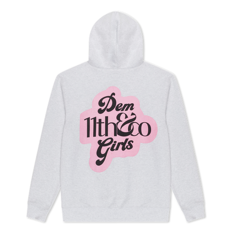 A Seat At The Table Breast Cancer Walk Hoodie (Grey)