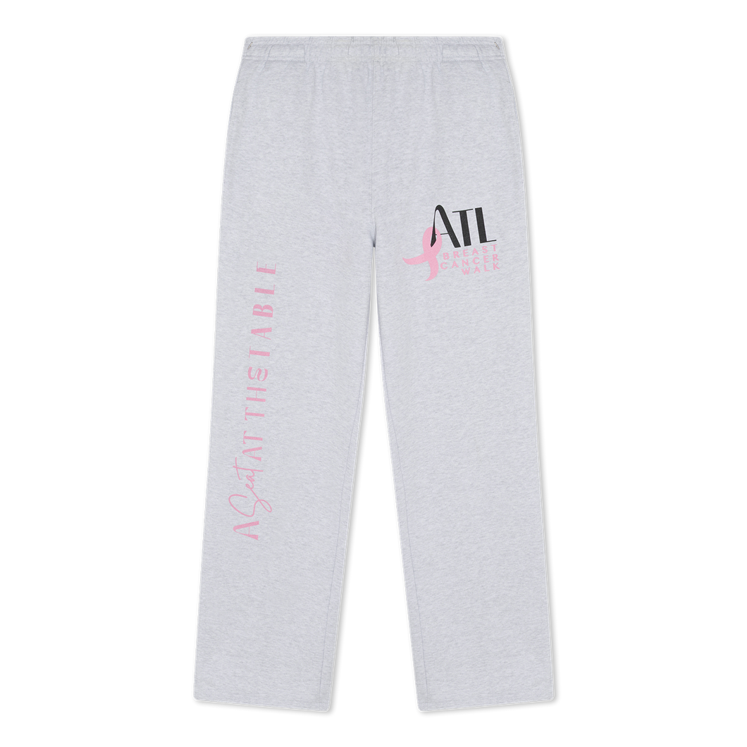 A Seat At The Table Breast Cancer Walk Sweatpants (Grey)